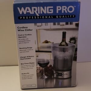Cordless Wine Chiller - Silver